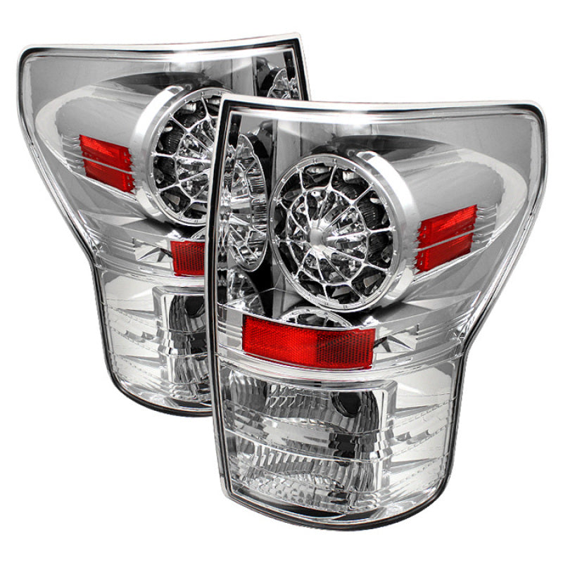 SPYDER Spyder Toyota Tundra 07-13 LED Tail lights Chrome ALT-YD-TTU07-LED-C - Lights