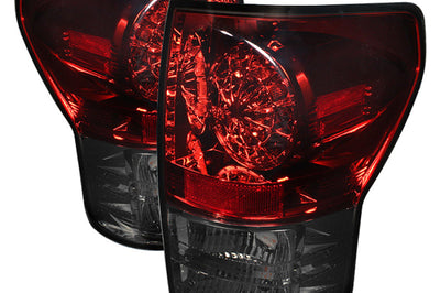 SPYDER Spyder Toyota Tundra 07-13 LED Tail lights Red Smoke ALT-YD-TTU07-LED-RS - Lights