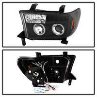 SPYDER Spyder Toyota Tundra 07-13 Projector Headlights CCFL Halo LED Blk PRO-YD-TTU07-CCFL-BK - Lights