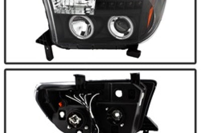 SPYDER Spyder Toyota Tundra 07-13 Projector Headlights CCFL Halo LED Blk PRO-YD-TTU07-CCFL-BK - Lights
