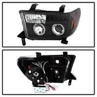SPYDER Spyder Toyota Tundra 07-13 Projector Headlights CCFL Halo LED Blk PRO-YD-TTU07-CCFL-BK - Lights