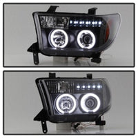 SPYDER Spyder Toyota Tundra 07-13 Projector Headlights CCFL Halo LED Blk PRO-YD-TTU07-CCFL-BK - Lights