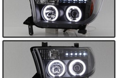 SPYDER Spyder Toyota Tundra 07-13 Projector Headlights CCFL Halo LED Blk PRO-YD-TTU07-CCFL-BK - Lights