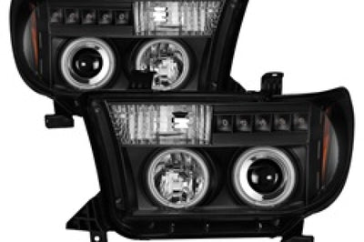 SPYDER Spyder Toyota Tundra 07-13 Projector Headlights CCFL Halo LED Blk PRO-YD-TTU07-CCFL-BK - Lights