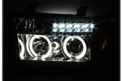SPYDER Spyder Toyota Tundra 07-13 Projector Headlights LED Halo Chrm PRO-YD-TTU07-HL-C - Lights