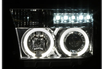 SPYDER Spyder Toyota Tundra 07-13 Projector Headlights LED Halo Chrm PRO-YD-TTU07-HL-C - Lights