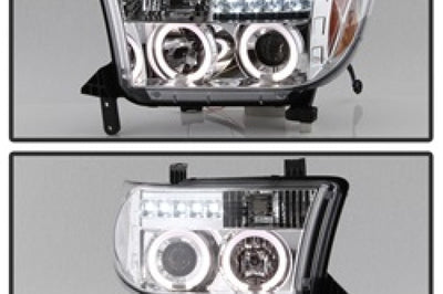 SPYDER Spyder Toyota Tundra 07-13 Projector Headlights LED Halo Chrm PRO-YD-TTU07-HL-C - Lights