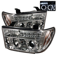 SPYDER Spyder Toyota Tundra 07-13 Projector Headlights LED Halo Chrm PRO-YD-TTU07-HL-C - Lights