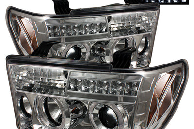 SPYDER Spyder Toyota Tundra 07-13 Projector Headlights LED Halo Chrm PRO-YD-TTU07-HL-C - Lights