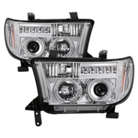SPYDER Spyder Toyota Tundra 07-13 Projector Headlights LED Halo Chrm PRO-YD-TTU07-HL-C - Lights