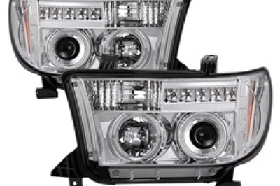 SPYDER Spyder Toyota Tundra 07-13 Projector Headlights LED Halo Chrm PRO-YD-TTU07-HL-C - Lights