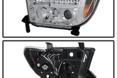 SPYDER Spyder Toyota Tundra 07-13 Projector Headlights LED Halo Chrm PRO-YD-TTU07-HL-C - Lights
