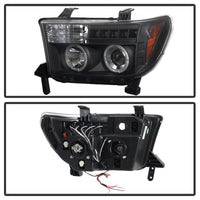 SPYDER Spyder Toyota Tundra 07-133 Projector Headlights LED Halo Blk PRO-YD-TTU07-HL-BK - Lights