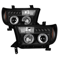 SPYDER Spyder Toyota Tundra 07-133 Projector Headlights LED Halo Blk PRO-YD-TTU07-HL-BK - Lights