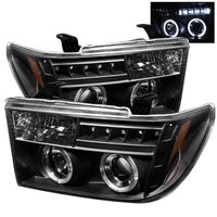 SPYDER Spyder Toyota Tundra 07-133 Projector Headlights LED Halo Blk PRO-YD-TTU07-HL-BK - Lights