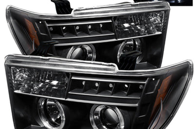 SPYDER Spyder Toyota Tundra 07-133 Projector Headlights LED Halo Blk PRO-YD-TTU07-HL-BK - Lights