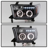 SPYDER Spyder Toyota Tundra 07-133 Projector Headlights LED Halo Blk PRO-YD-TTU07-HL-BK - Lights