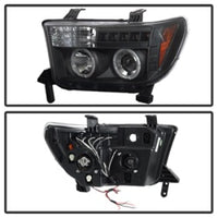SPYDER Spyder Toyota Tundra 07-133 Projector Headlights LED Halo Blk PRO-YD-TTU07-HL-BK - Lights