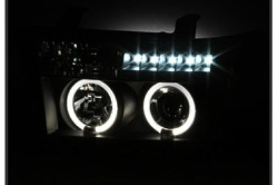 SPYDER Spyder Toyota Tundra 07-133 Projector Headlights LED Halo Blk PRO-YD-TTU07-HL-BK - Lights