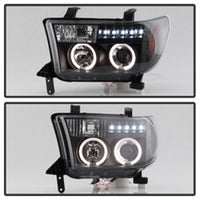 SPYDER Spyder Toyota Tundra 07-133 Projector Headlights LED Halo Blk PRO-YD-TTU07-HL-BK - Lights