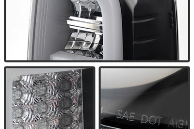 SPYDER Spyder Toyota Tundra 2014-2016 Light Bar LED Tail Lights Black ALT-YD-TTU14-LED-BK