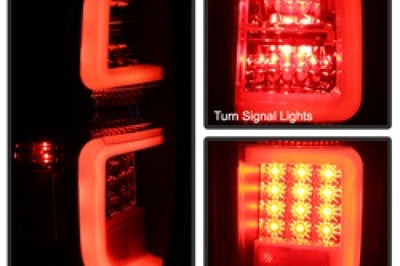 SPYDER Spyder Toyota Tundra 2014-2016 Light Bar LED Tail Lights Black ALT-YD-TTU14-LED-BK