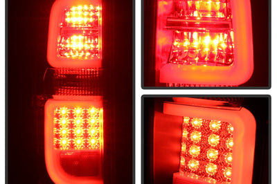 SPYDER Spyder Toyota Tundra 2014-2016 Light Bar LED Tail Lights Black Smoke ALT-YD-TTU14-LED-BSM