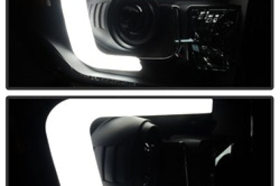SPYDER Spyder Toyota Tundra 2014-2016 Projector Headlights Light Bar DRL Black Smoke PRO-YD-TTU14-DRL-BSM - Lights