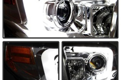SPYDER Spyder Toyota Tundra 2014-2016 Projector Headlights Light Bar DRL Chrome PRO-YD-TTU14-DRL-C - Lights