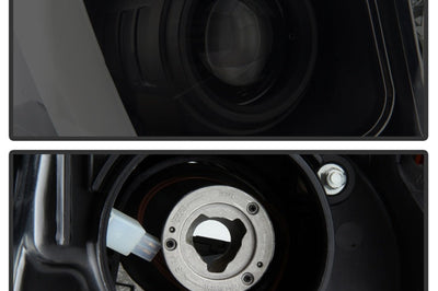 SPYDER Spyder Toyota Tundra 2014-2016 Projector Headlights Light Bar DRL Black Smoke PRO-YD-TTU14-DRL-BSM - Lights