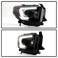 SPYDER Spyder Toyota Tundra 2014-2016 Projector Headlights Light Bar DRL Black Smoke PRO-YD-TTU14-DRL-BSM - Lights