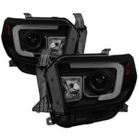 SPYDER Spyder Toyota Tundra 2014-2016 Projector Headlights Light Bar DRL Black Smoke PRO-YD-TTU14-DRL-BSM - Lights