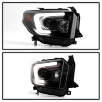 SPYDER Spyder Toyota Tundra 2014-2016 Projector Headlights Light Bar DRL Black Smoke PRO-YD-TTU14-DRL-BSM - Lights