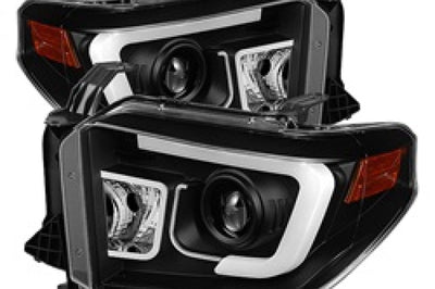 SPYDER Spyder Toyota Tundra 2014-2016 Projector Headlights Light Bar DRL Black PRO-YD-TTU14-DRL-BK - Lights
