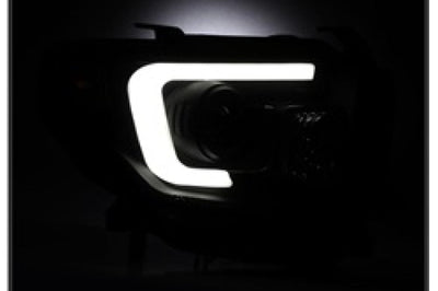 SPYDER Spyder Toyota Tundra 2014-2016 Projector Headlights Light Bar DRL Black Smoke PRO-YD-TTU14-DRL-BSM - Lights