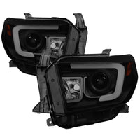 SPYDER Spyder Toyota Tundra 2014-2016 Projector Headlights Light Bar DRL Black Smoke PRO-YD-TTU14-DRL-BSM - Lights