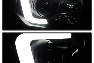 SPYDER Spyder Toyota Tundra 2014-2016 Projector Headlights Light Bar DRL Black Smoke PRO-YD-TTU14-DRL-BSM - Lights
