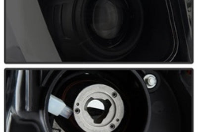 SPYDER Spyder Toyota Tundra 2014-2016 Projector Headlights Light Bar DRL Black Smoke PRO-YD-TTU14-DRL-BSM - Lights