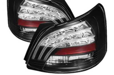 SPYDER Spyder Toyota Yaris 07-09 4Dr LED Tail Lights Blk ALT-YD-TYA074D-LED-BK