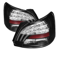 SPYDER Spyder Toyota Yaris 07-09 4Dr LED Tail Lights Blk ALT-YD-TYA074D-LED-BK