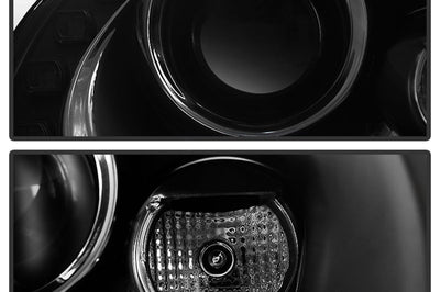 SPYDER Spyder Volkswagen Beetle 06-10 Projector Headlights DRL LED Black PRO-YD-VB06-DRL-BK - Lights
