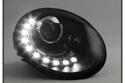 SPYDER Spyder Volkswagen Beetle 06-10 Projector Headlights DRL LED Black PRO-YD-VB06-DRL-BK - Lights