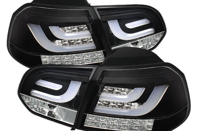 SPYDER Spyder Volkswagen Golf/GTI 10-13 G2 Type With Light Bar LED Tail Lights Black ALT-YD-VG10-LED-G2-BK