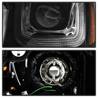 SPYDER Spyder Volkswagen Golf VII 14-16 Projector Headlights DRL LED Blk Stripe PRO-YD-VG15-BLK-DRL-BK - Lights