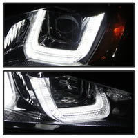 SPYDER Spyder Volkswagen Golf VII 14-16 Projector Headlights DRL LED Blk Stripe PRO-YD-VG15-BLK-DRL-BK - Lights