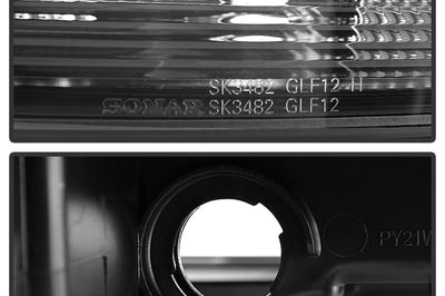 SPYDER Spyder Volkswagen Golf VII 14-16 Projector Headlights DRL LED Blk Stripe PRO-YD-VG15-BLK-DRL-BK - Lights
