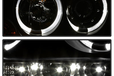 SPYDER Spyder Volkswagen GTI 06-09/Jetta 06-09 Halogen Model Only - LED Halo DRL Black PRO-YD-VG06-HL-BK - Lights