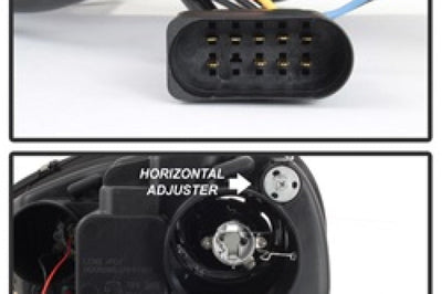 SPYDER Spyder Volkswagen GTI 06-09/Jetta 06-09 Halogen Model Only - LED Halo DRL Black PRO-YD-VG06-HL-BK - Lights
