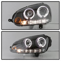 SPYDER Spyder Volkswagen GTI 06-09/Jetta 06-09 Halogen Model Only - LED Halo DRL Black PRO-YD-VG06-HL-BK - Lights