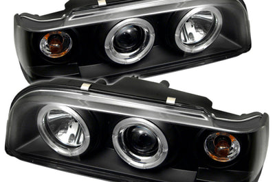 SPYDER Spyder Volvo 850 93-97 Projector Headlights LED Halo Black High H1 Low PRO-YD-VO85092-HL-BK - Lights